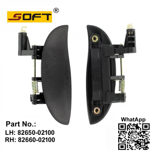 Handle Assy Front Door O/S LH: 82650-02100 / RH: 82660-02100 Hyundai Atos