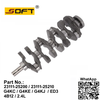 Engine Crankshaft 23111-25200 / 23111-25210 Hyundai Sonata Santafe Kia Tucson Optima 2.4L G4KC G4KE G4KJ ED3 4B12