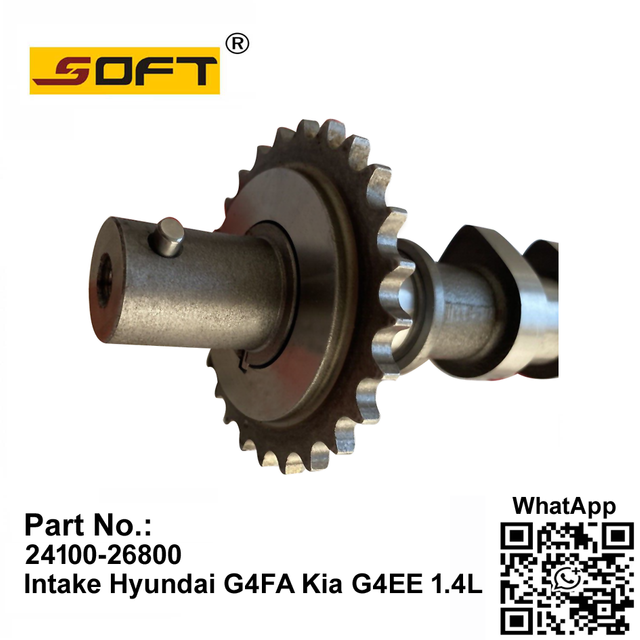 Engine Inlet Camshaft 24100-26800 / 2410026800 Hyundai G4FA / Kia G4EE 1.4L 