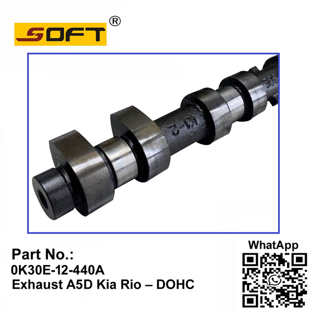 Engine Exhaust Camshaft 0K30E-12-440A 0K30E12440A Kia Rio – DOHC 1.5L / 1.6L / 1.8L (2001~2005) A5D 