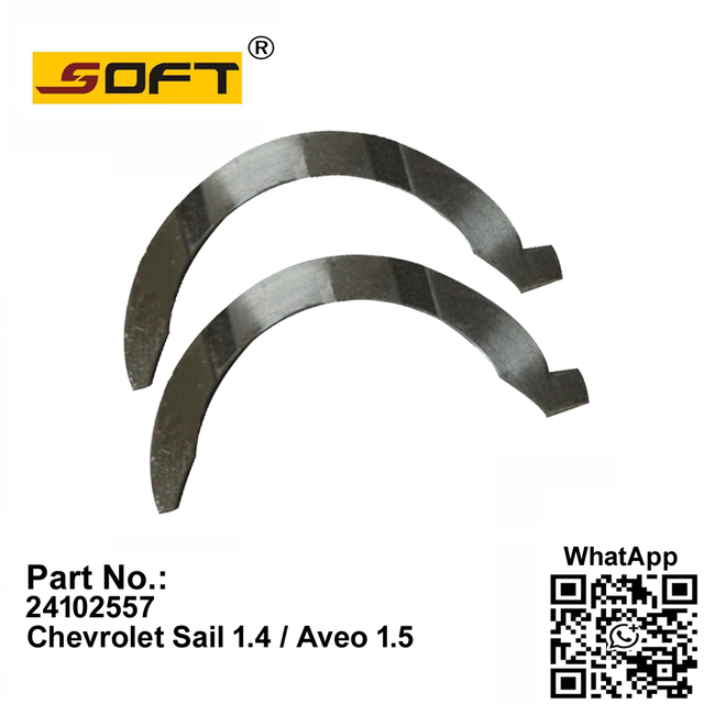 Crankshaft Thrust Bearing​ +0.25mm 24102557 Chevrolet Sail 1.4 / Aveo 1.5