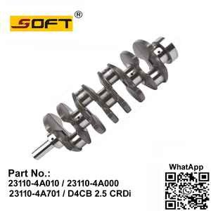 Engine Crankshaft 23110-4A010 / 23110-4A000 / 23110-4A701 Hyundai H100 H350 H-1 D4CB 2.5L Crdi