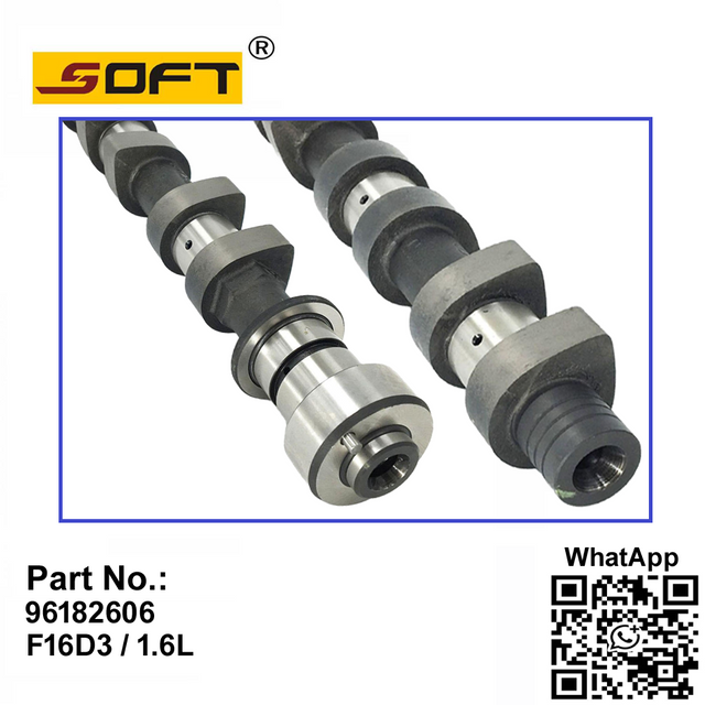 Engine Camshaft 96182606 Daewoo ​Chevrolet F16D3 Aveo Cruze Lacetti Optra Nubira Lanos 1.6L