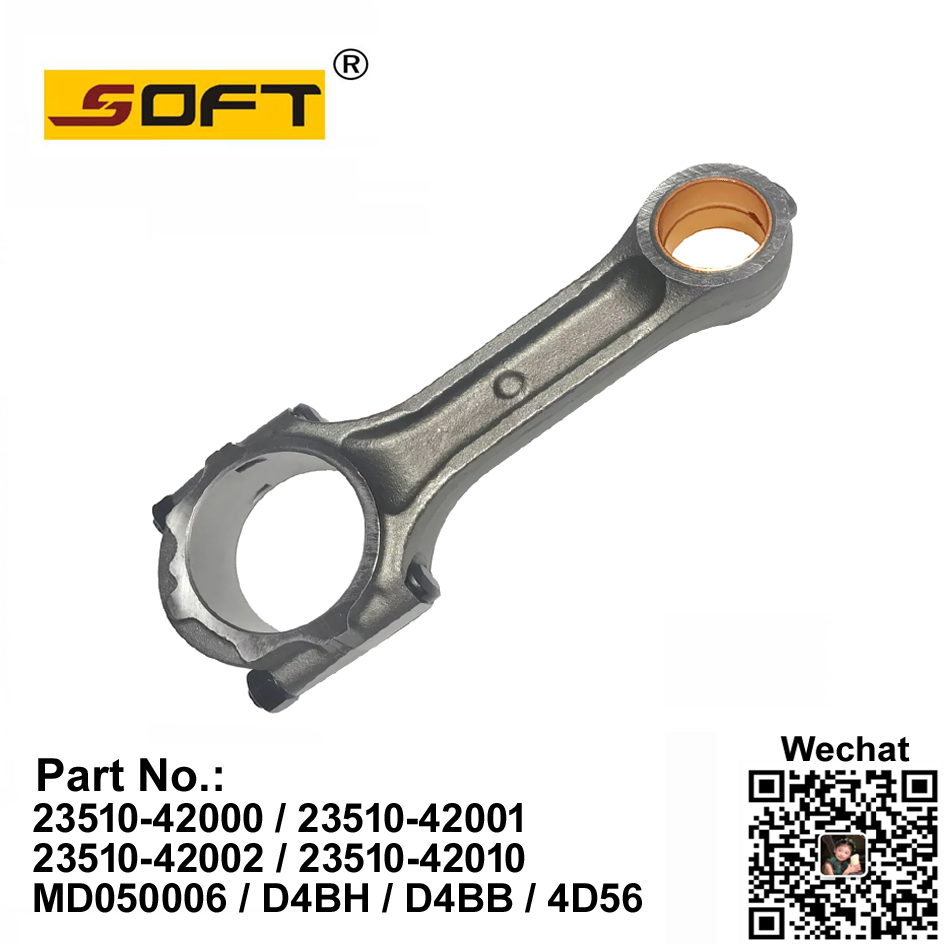 Connecting Rod 23510-42000 / 23510-42001 / 23510-42002 / 23510-42010 / MD050006 / D4BH / D4BB / 4D56 2.5 MITSUBISHI L200 L300 Hyundai H100 H1