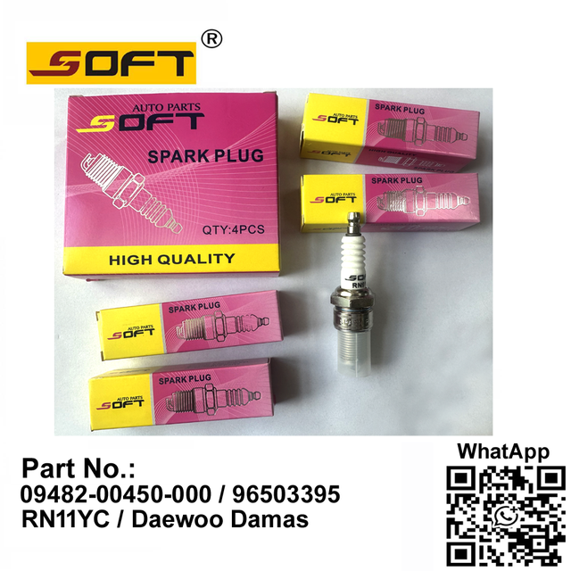 Spark Plug 09482-00450-000 / 96503395 / RN11YC Chevrolet 0.8L Matiz / Tico / Daewoo Damas & Labo