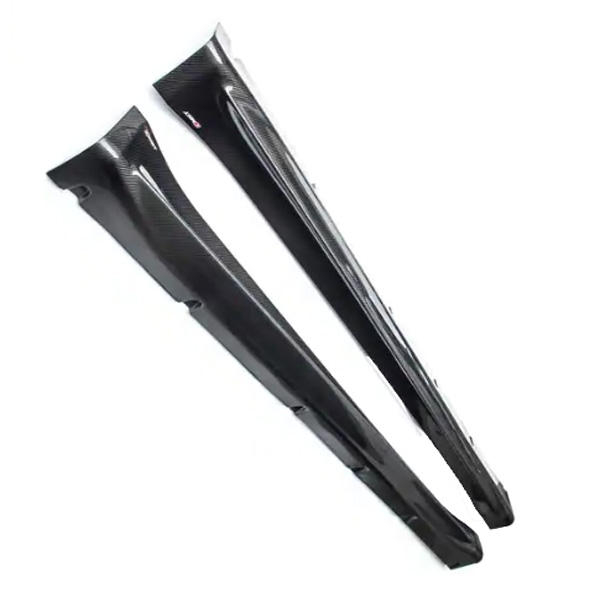 Model Y Carbon Fiber Side Skirts Dry carbon fiber body kit