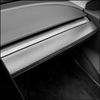 Carbon Fiber Texture Interior Instrument Panel Vent Cover Front Instrument Panel Trim Tesla Model 3 Y Accessories