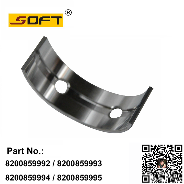 Crankshaft Main Bearing 8200859992 / 8200859993 / 8200859994 / 8200859995 For Renault 1.4 /1.6 Logan / Sandero / Largus / K4M / K7M