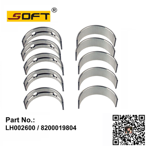 Crankshaft Main Bearing Set STD LH002600 / 8200019804 For Renault 1.4 /1.6 Logan / Sandero / Largus / K4M / K7M