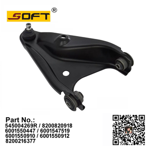 Control Arm Front / Right 545004269R / 8200820918 / 6001550447 / 6001547519 / 6001550910 / 6001550912 For Renault Largus / Logan
