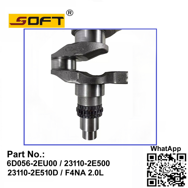 Engine Crankshaft 6D056-2EU00 / 23110-2E500 / 23110-2E510 Hyundai Creta Kona Elantra KIA Forte F4NA 2.0L