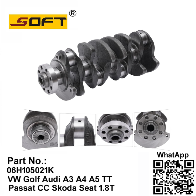Crankshaft 1.8T VW Golf Passat CC Audi A3 A4 A5 Tt Skoda Seat 06H105021K