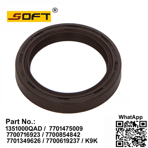 Oil Seal - Crankshaft 35*47*7mm / 1351000QAD / 7701475009 / 7700716923 / 7700854842 For Renault Kangoo / For Nissan NV200 / K9K