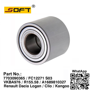 Rear Wheel Bearing 7703090365 / FC12271 S03 / VKBA976 / R155.58 / A1689810327 / 7701205596 / 7701463987 Renault Dacia Logan / Sandero / Clio / Express / Kangoo / Laguna