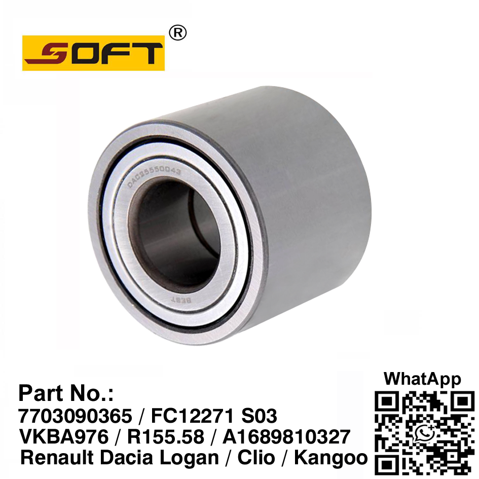 Rear Wheel Bearing 7703090365 / FC12271 S03 / VKBA976 / R155.58 / A1689810327 / 7701205596 / 7701463987 Renault Dacia Logan / Sandero / Clio / Express / Kangoo / Laguna