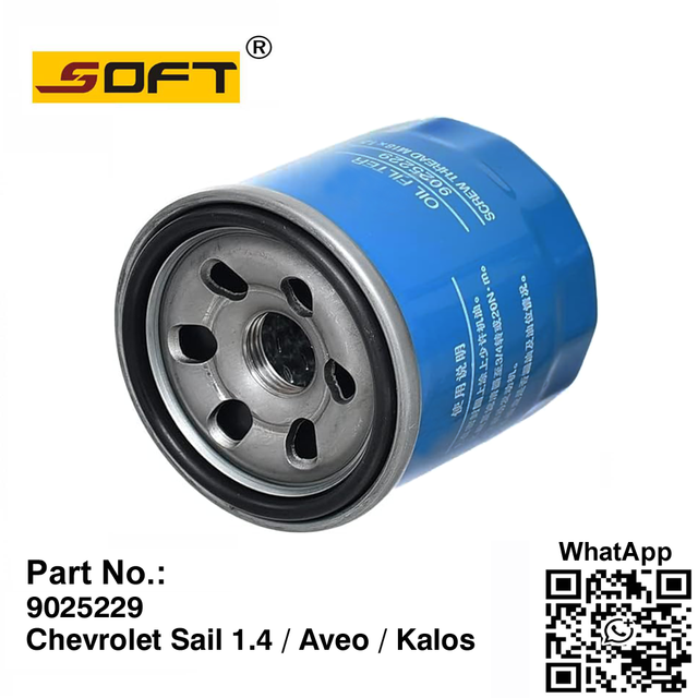 Oil Filter 9025229 / 96395221 / 25170842 Chevrolet Sail 1.4 / Aveo / Kalos / Cruze(J300 / J305) / Lacetti (J200) / Nubira (J100)