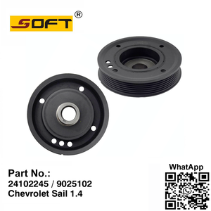 Crankshaft Pulley Harmonic Balancer 24102245 / 9025102 Chevrolet Sail 1.4L 